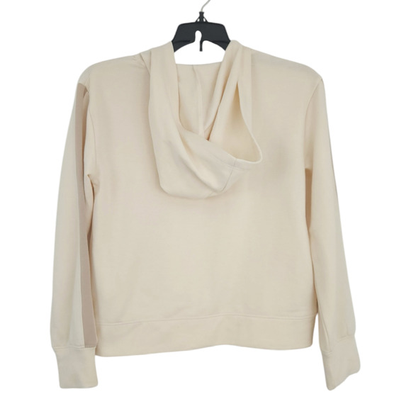 Xersion Kids Zip Up Sweatshirt Jacket Hoodie Size 14 Large Cream - Picture 2 of 3